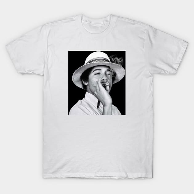 Barack Obama Smoking Vintage Smaller Image